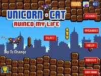 Unicorn-Cat Ruined My Life: Impossible Magic Rainbow Side-Scroller Survival On A Crazy Little Adventure screenshot, image №1752546 - RAWG