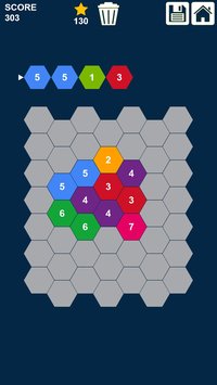 Hexagons Puzzle: Slide n Clear Numbers screenshot, image №2373184 - RAWG