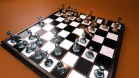 3D metal complete chess set model screenshot, image №3630152 - RAWG