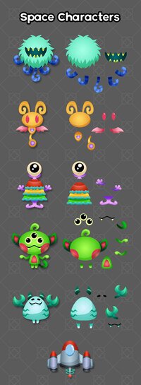 2D Space Characters screenshot, image №3389967 - RAWG