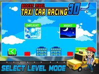Blocky Pixel Taxi Car Racing 3D screenshot, image №1743259 - RAWG