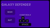 Galaxy Defender (itch) (Press Space) screenshot, image №2505273 - RAWG