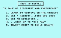 Rags to Riches (1985) screenshot, image №756858 - RAWG