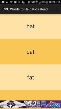 CVC Words to Help Kids Read screenshot, image №1589636 - RAWG