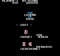 The Legend of Kage (1986) screenshot, image №736556 - RAWG