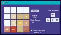 2048 Windows Forms Marcis screenshot, image №3204492 - RAWG