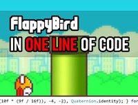Flappy Bird (in One Line of Code) screenshot, image №2156933 - RAWG