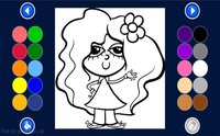 Girls Coloring Book screenshot, image №1188043 - RAWG