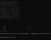 Pitch Black Golf screenshot, image №3172673 - RAWG