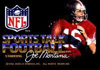 NFL Sports Talk Football '93 Starring Joe Montana screenshot, image №759884 - RAWG