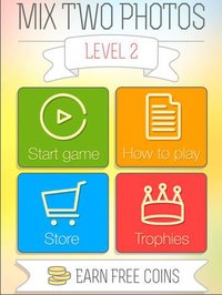 Mix Two Photos - A Word Photo Puzzle Game for your Brain screenshot, image №1728190 - RAWG