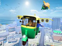 Futuristic Flying tuk tuk rickshaw simulator 3D screenshot, image №1987501 - RAWG