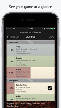 Clued Up Pro: for Clue Game screenshot, image №2049715 - RAWG