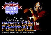 Joe Montana II: Sports Talk Football screenshot, image №1896028 - RAWG