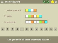 Trio Crossword - Word Puzzle screenshot, image №1372114 - RAWG