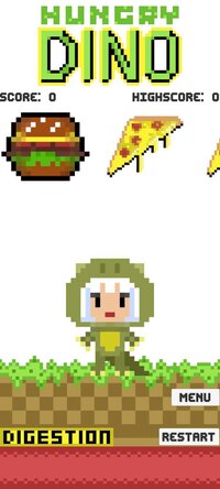 Hungry Dino (itch) (pixelKamu) screenshot, image №3193595 - RAWG
