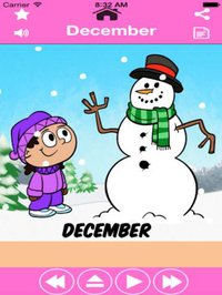 12 Months of Year Learning For kids using Flashcards and sounds-A toddler calendar learning app screenshot, image №1645832 - RAWG