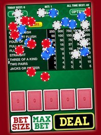 Video Poker: 6 Free Casino Card Games with Jacks or Better, Double Bonus, Acey Deucey, Ace & Faces, Super Aces, and All American for Gambling Fun! screenshot, image №890691 - RAWG