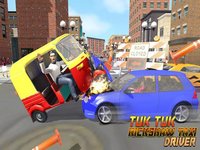 Tuk Tuk Auto Rickshaw Taxi Driver 3D Simulator: Crazy Driving in City Rush screenshot, image №2125790 - RAWG