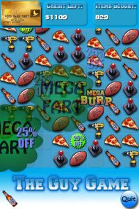 The Guy Game Lite - Match 3 with pizza and beer screenshot, image №981172 - RAWG