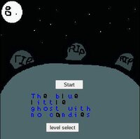 The blue little ghost with no candies screenshot, image №3612644 - RAWG