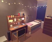 3D Bedroom Model screenshot, image №1607977 - RAWG