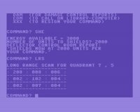 Super Star Trek (C64) screenshot, image №3198399 - RAWG