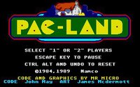 Pac-Land (1985) screenshot, image №749448 - RAWG
