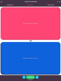 Would You Rather - Social Game screenshot, image №1661492 - RAWG