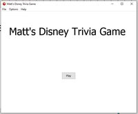 Matt's Disney Trivia Game screenshot, image №3859610 - RAWG
