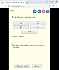 Find out how much battery power you need given a particular prop size screenshot, image №1912317 - RAWG