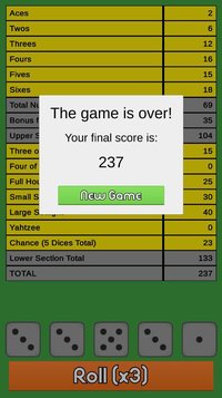 Yahtzee Roller screenshot, image №1897038 - RAWG