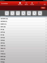 Scrambler - Ultimate Word Helper for SCRABBLE , Words with Friends and Wordfeud crossword games screenshot, image №954818 - RAWG