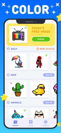 Lama - Color by Number & Pixel Art Game screenshot, image №2315108 - RAWG
