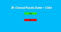 3D Casual Puzzle Game - Cube screenshot, image №2970739 - RAWG