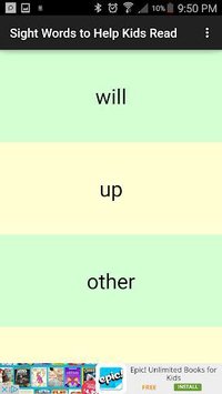 Sight Words to Help Kids Read screenshot, image №1589635 - RAWG