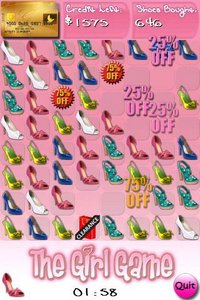 The Girl Game Lite - Match 3 with shoes screenshot, image №980364 - RAWG
