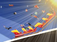 Celeb Rush 2 - Bloody Descent with a Celebrity and the Santa Claus Sleigh screenshot, image №1958675 - RAWG