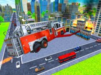 Real Flying Fire Truck Robot screenshot, image №2769601 - RAWG