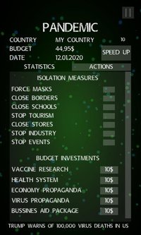 Pandemic (John´s Project) screenshot, image №2381352 - RAWG