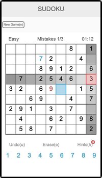 Sudoku (itch) (rahul2526) screenshot, image №1876938 - RAWG