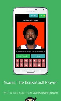 Guess The Basketball Player QUIZ APP screenshot, image №2232862 - RAWG