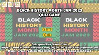 Black History Month Jam 2023 Quiz Game screenshot, image №3786499 - RAWG