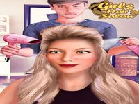 Girls Hair Cutting Game 3D screenshot, image №1742264 - RAWG