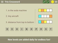 Trio Crossword - Word Puzzle screenshot, image №1372113 - RAWG
