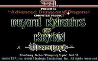 Death Knights of Krynn screenshot, image №748057 - RAWG