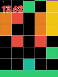 Don't tap any black tile! Touch the lowest colored tile only! Reach the target as soon as possible. screenshot, image №1885741 - RAWG