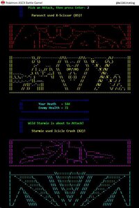 PKMN CMD Battle Game!: ASCII Version screenshot, image №2672157 - RAWG