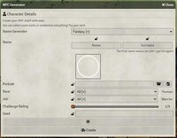 NPC Generator for 5e - Foundry VTT Module screenshot, image №3539050 - RAWG