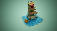voxel 3D fisher tower screenshot, image №3630099 - RAWG